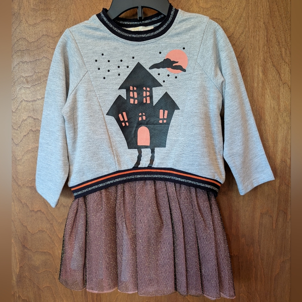 🪦 NWOT Truly Me By Sara Sara Haunted House Sweater With Dress